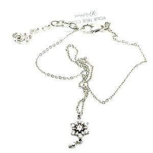 Brighton Arctica Snowflake Crystal Winter Holiday Christmas Necklace 18” NWT